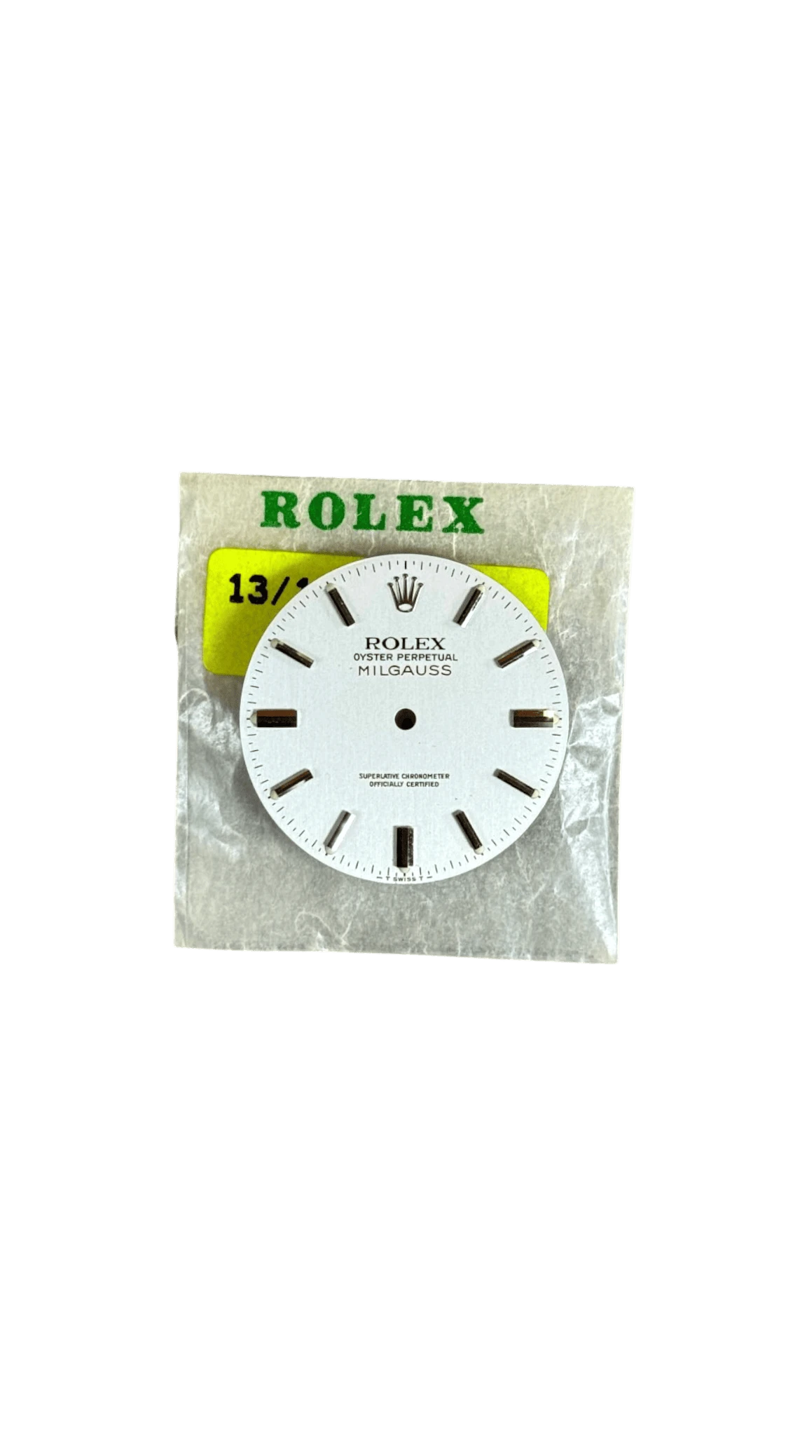 Quadrante Rolex Milgauss ref. 1019 — Argentée