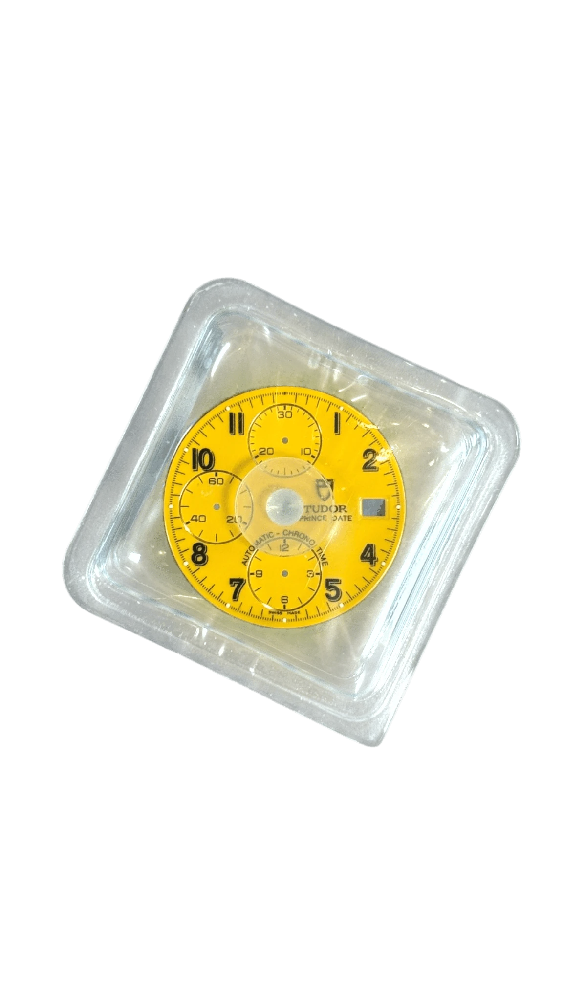 Quadrante Tudor Prince Date Chrono Time — Giallo