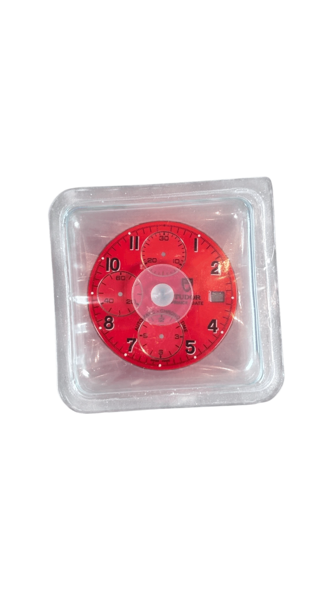 Quadrante Tudor Prince Date Chrono Time — Rosso