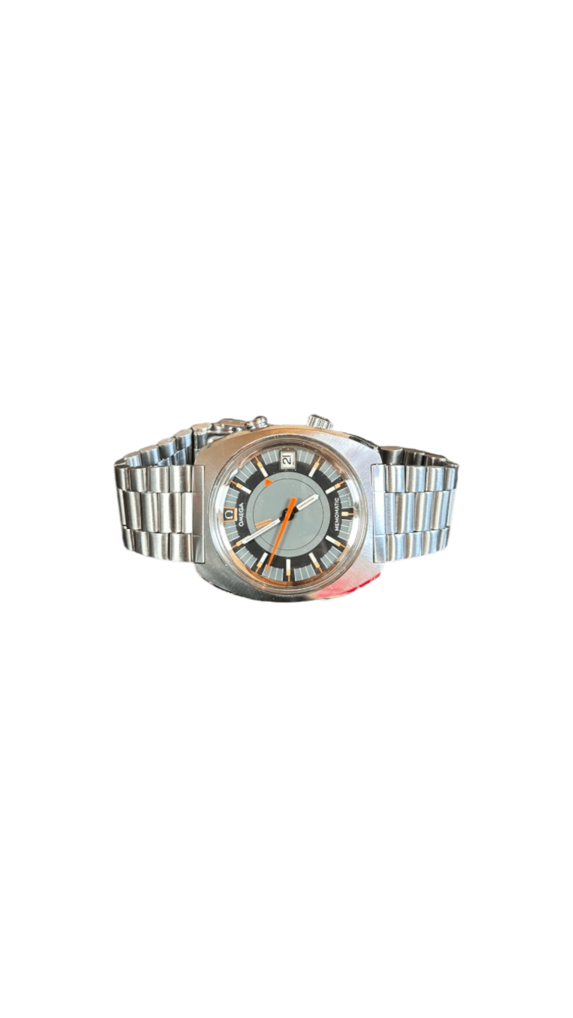 Omega Memomatic | Orologio Sveglia Vintage Acciaio