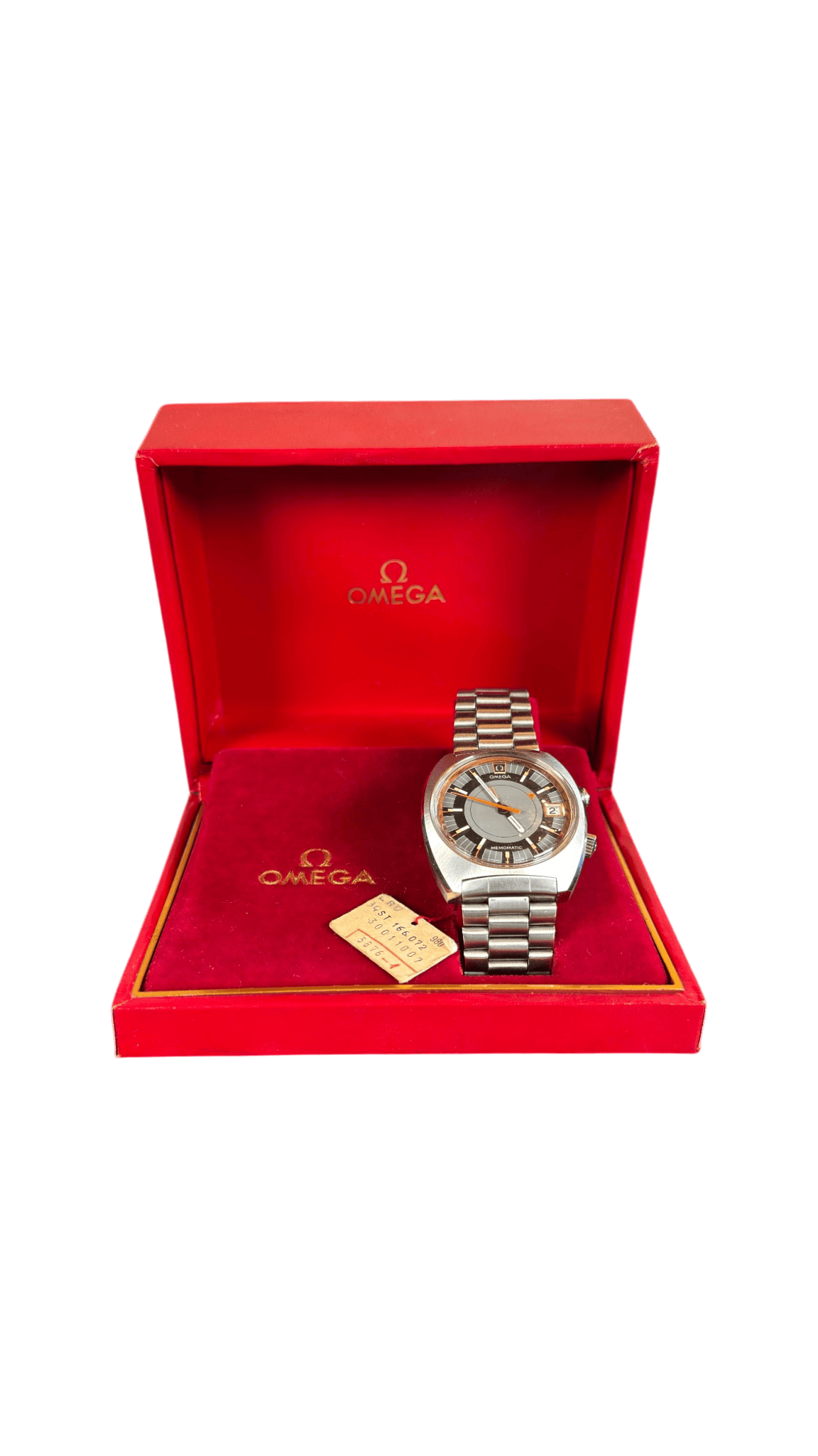 Omega Memomatic | Orologio Sveglia Vintage Acciaio, foto 3