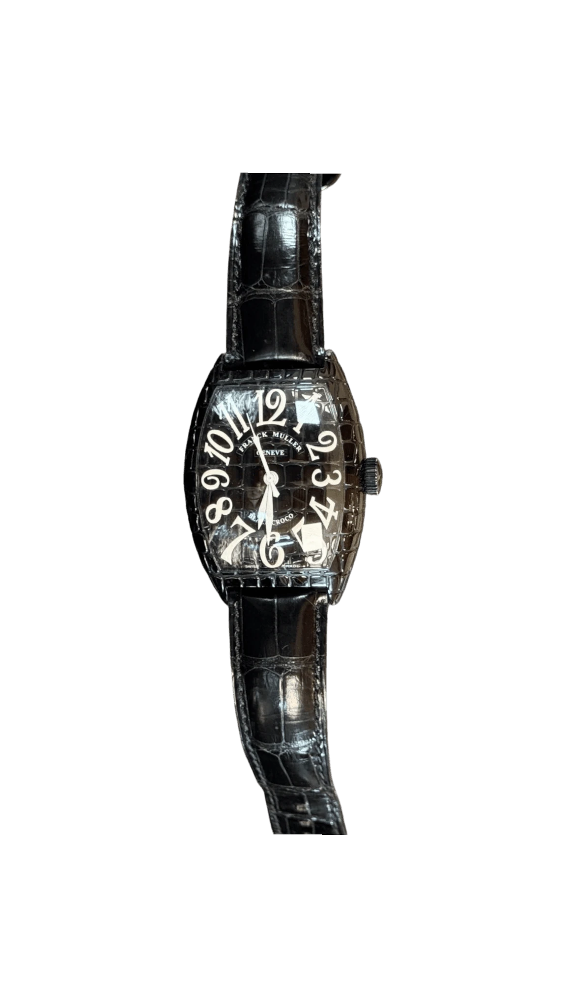 Franck Muller Cintree Curvex SC BLK CROCO
